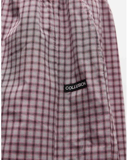 Collusion Purple Xl baggy Sweatpants