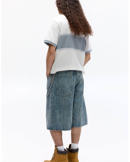 Pull&Bear – stwd – t-shirt in Blue für Herren