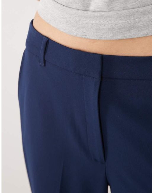 ASOS Blue Tall Tailored Slim Straight Pants