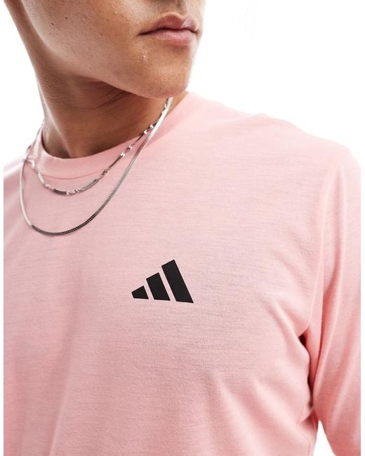 Camiseta Deportiva Rosa Essentials Feelready De adidas Originals de hombre de color Rosa Lyst