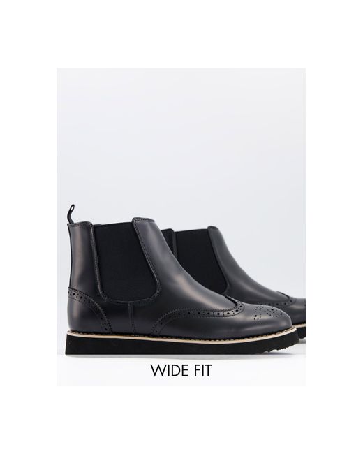 wide fitting mens chelsea boots