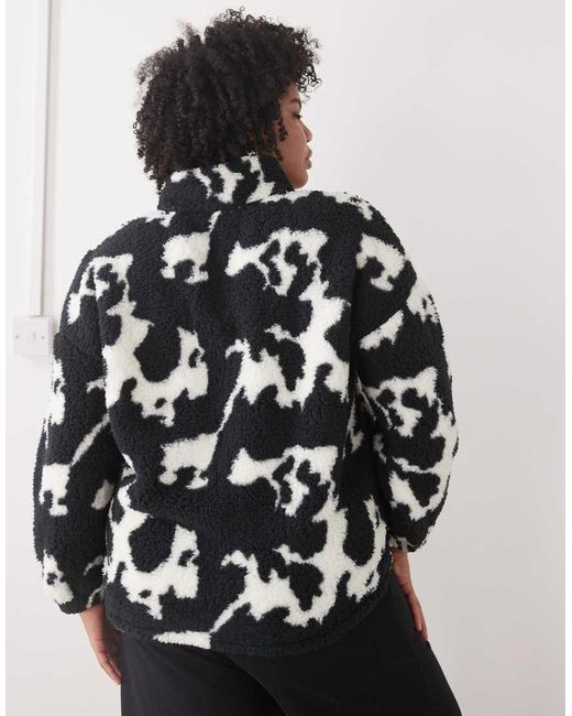 Noisy May Black Zip Through Fleece