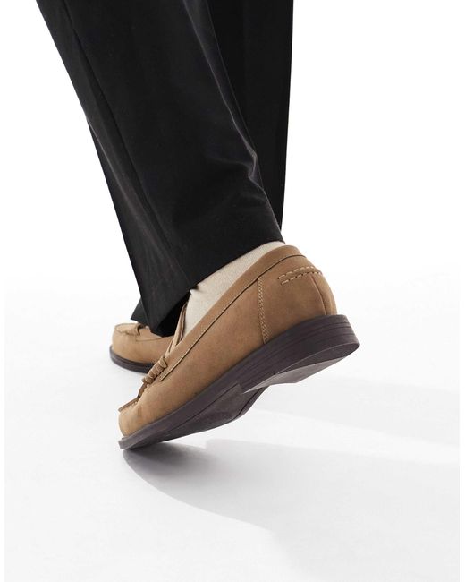 ASOS Black Penny Loafers for men