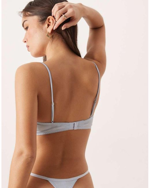 KAT THE LABEL Natural Frida Bridal Underwire Bandeau Bra