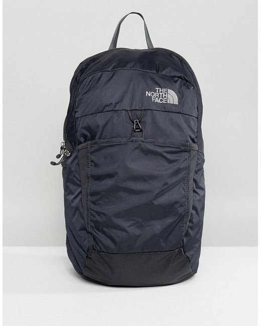 The North Face Gray Packable Backpack Flyweight In Black for men