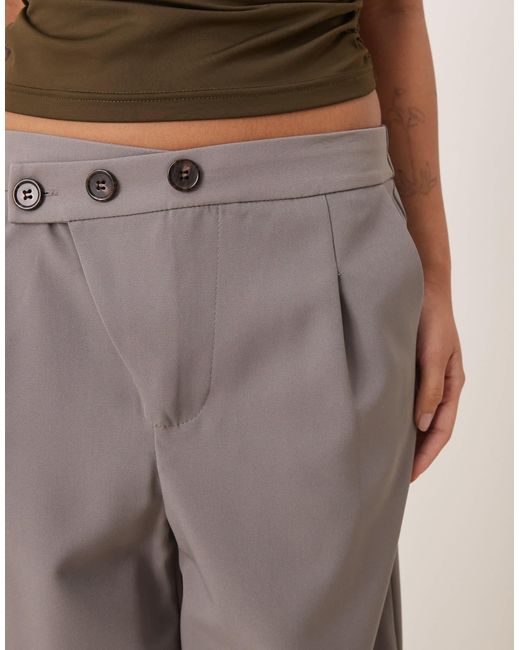 JDY Petite Natural – weit geschnittene hose