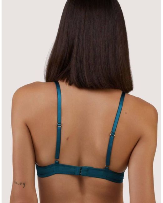 Playful Promises Blue Ramona Plunge Bra