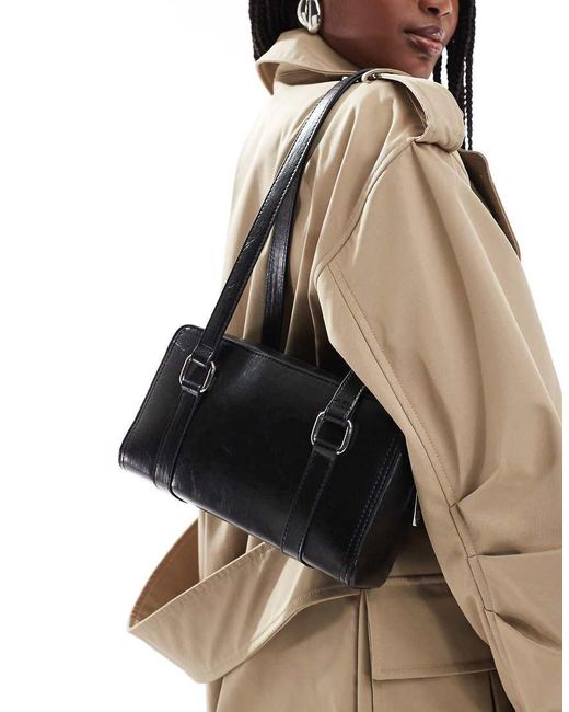 ASOS Black Boxy Shoulder Bag