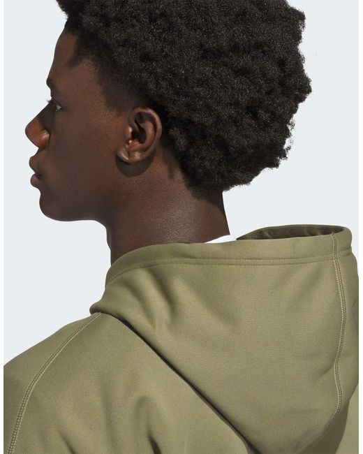 Adidas Originals Green Adidas Crazy Warm Fullzip Hoodie for men