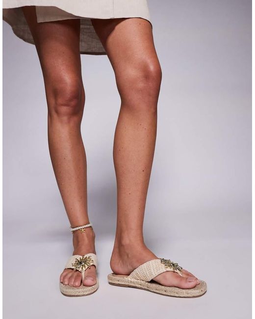 South Beach Multicolor Flip Flop With Sun