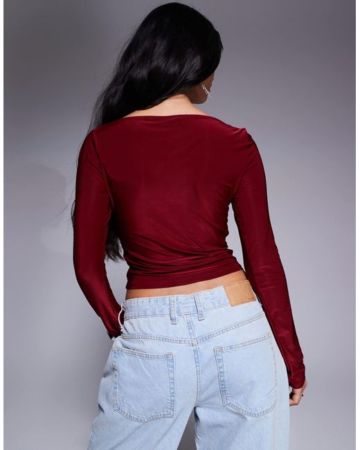 ASOS Red – geschmeidiges, langärmliges oberteil