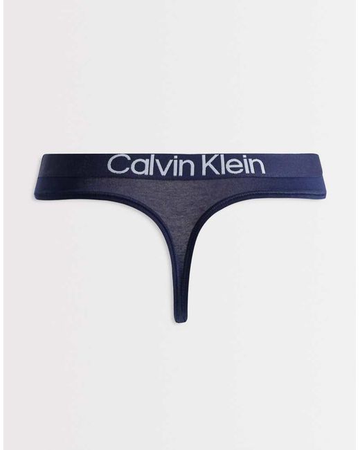 Calvin Klein Blue Extra Soft Cotton 5 Pack Thongs