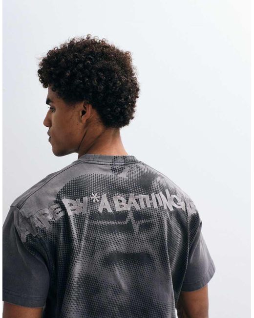 Aape By A Bathing Ape Black Aape By A Bathing Ape Oversized T-shirt for men