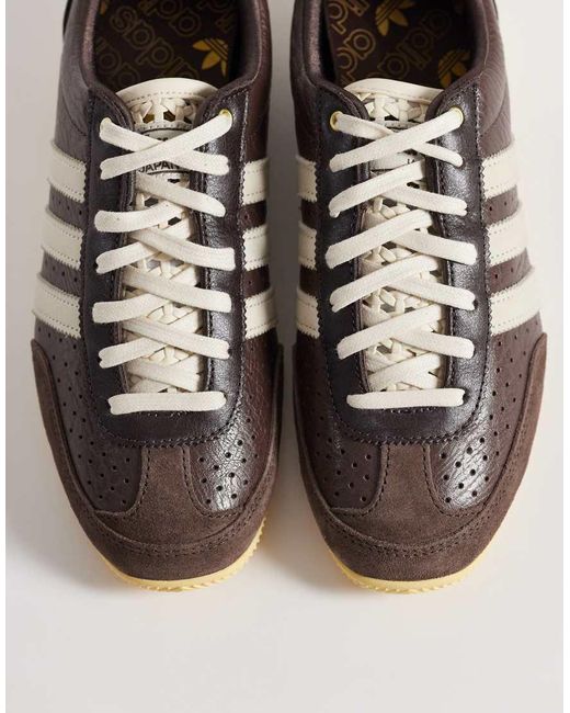 Adidas Originals Brown Japan Trainers With Crochet Tounge for men