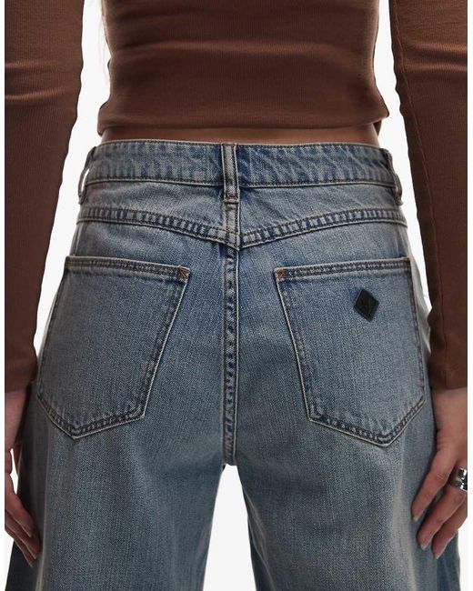Abrand Jeans Blue 95 Mid Rise baggy Jeans
