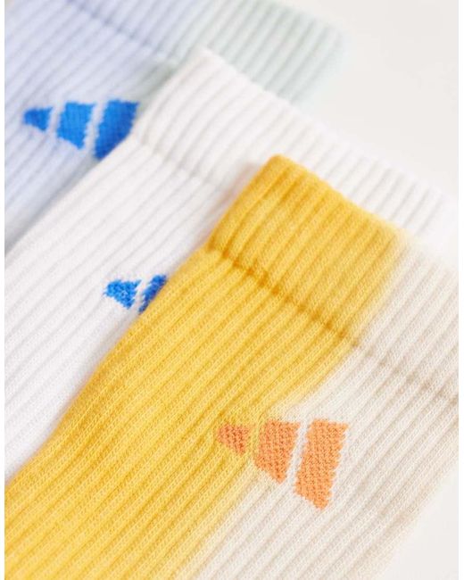 Adidas Originals White Adidas Training Crew Socks