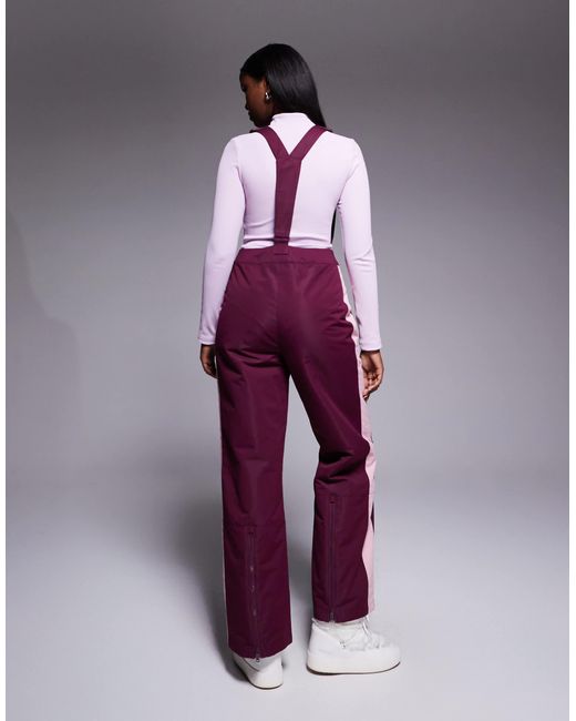 Threadbare Purple Ski Straight Leg Pants