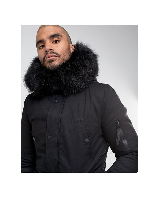 Sixth June Parka Coat in Black for Men | Lyst Canada