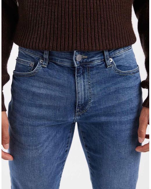 Only & Sons Blue Loom Slim Fit Jeans for men