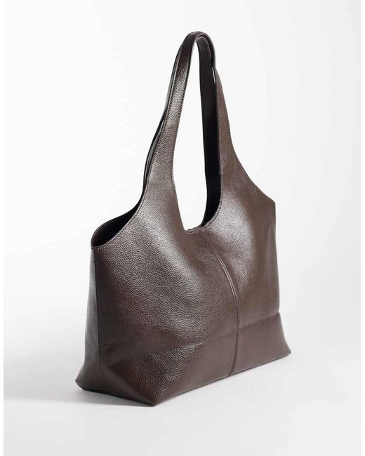 Mango Black Structured Tote Bag