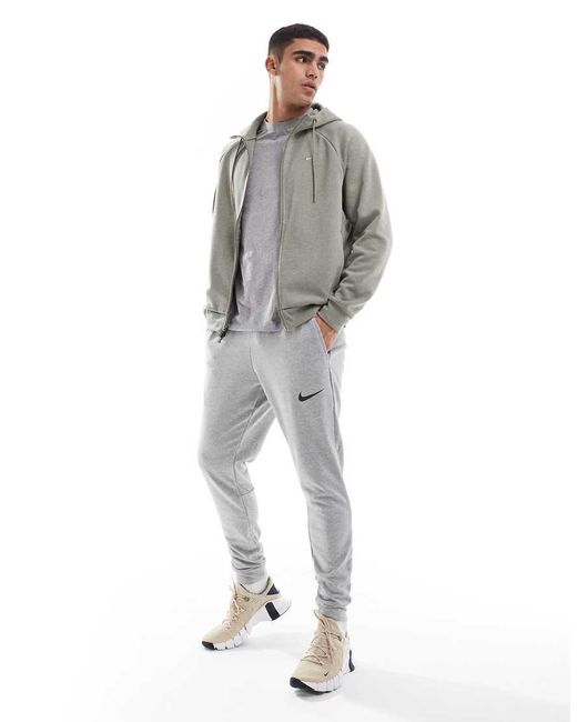 Sudadera Claro Con Capucha Dri-Fit De -Verde Nike de hombre de color Gray