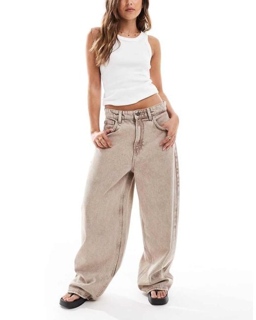 Cotton On Natural Super baggy Boyfriend Jeans