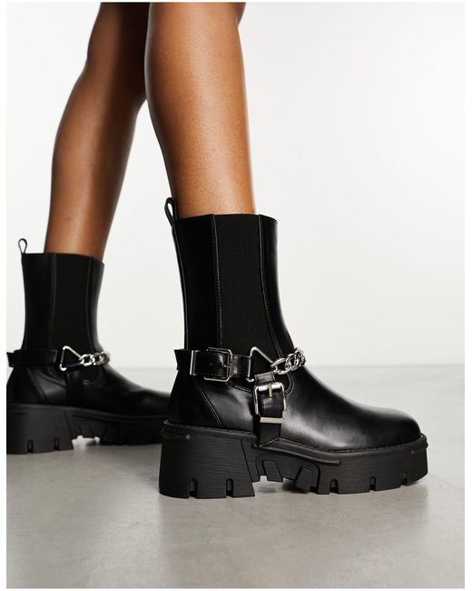 Raid Wide Fit Black – greta – niedrige ankle-boots