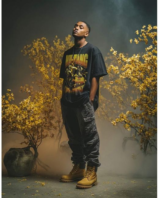 PRNT Black X Wu-Tang Clan Bee Relaxed Fit T-Shirt