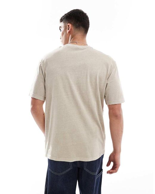 Only & Sons Gray Distressed T-shirt for men