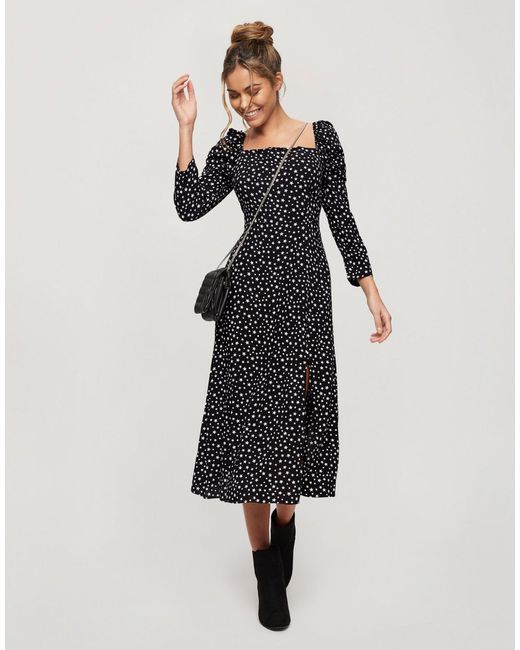 miss selfridge tie front dress