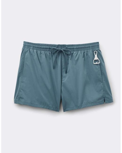 Intimissimi Blue Short Solid-Colour Swim Trunks for men