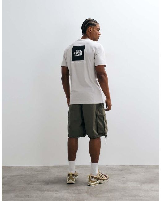 The North Face White Evolution Box Nse Short Sleeve T-Shirt for men
