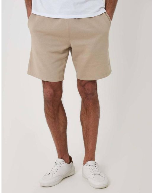 Threadbare White Sweat Shorts for men