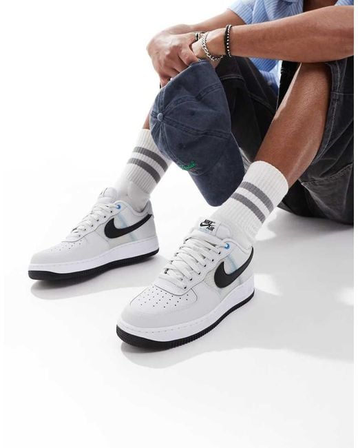 Nike Blue Air Force 1'07 Lv8 Trainers