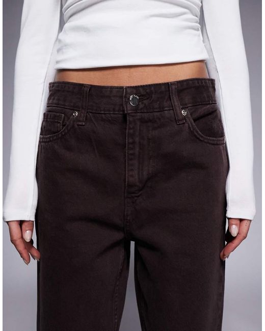River Island Multicolor Relaxed Straight Leg Jeans