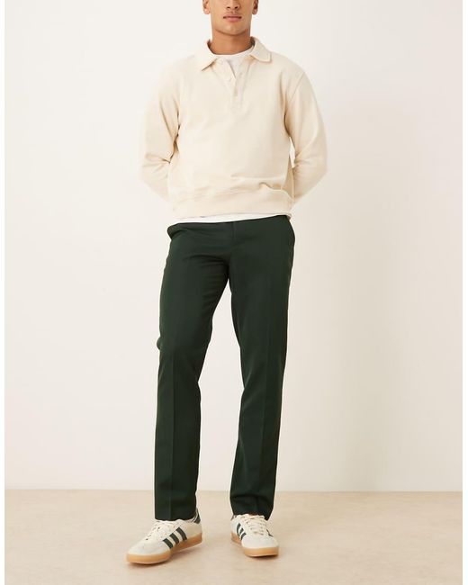 ASOS Green Tailored Slim Trousers for men