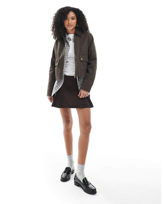Giacca Cerata di New Look in Gray