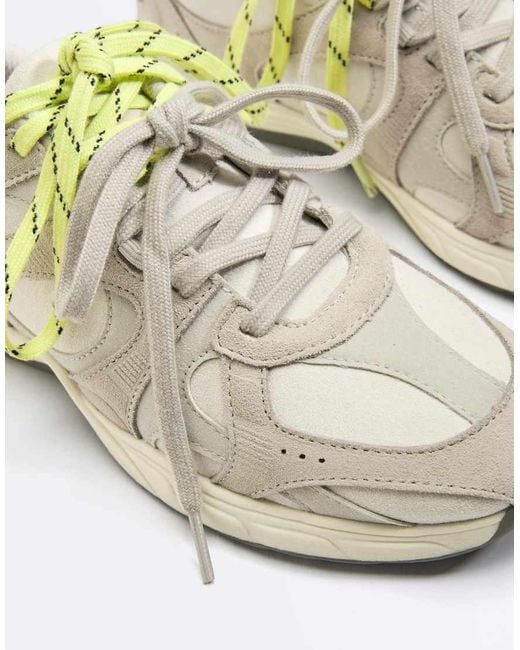 Oysho White Low Profile Running Sports Shoe