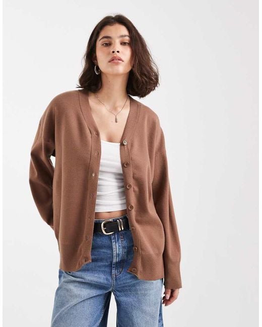 ASOS Blue Boyfriend Cardigan
