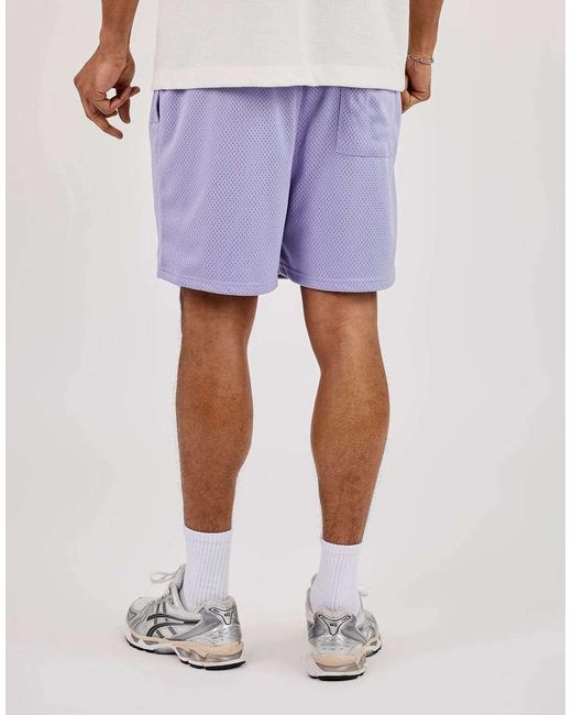 CERNUCCI White Relaxed Mesh Logo Short for men