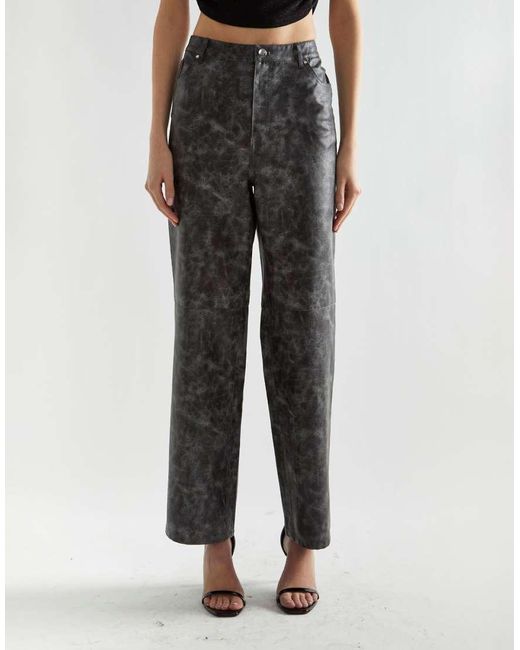 NARRATED Black Cropped Trouser