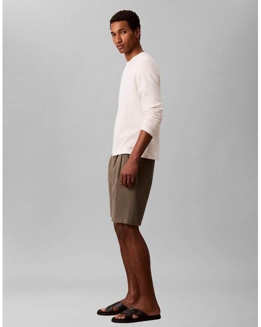 Calvin Klein Gray Cargo Shorts for men