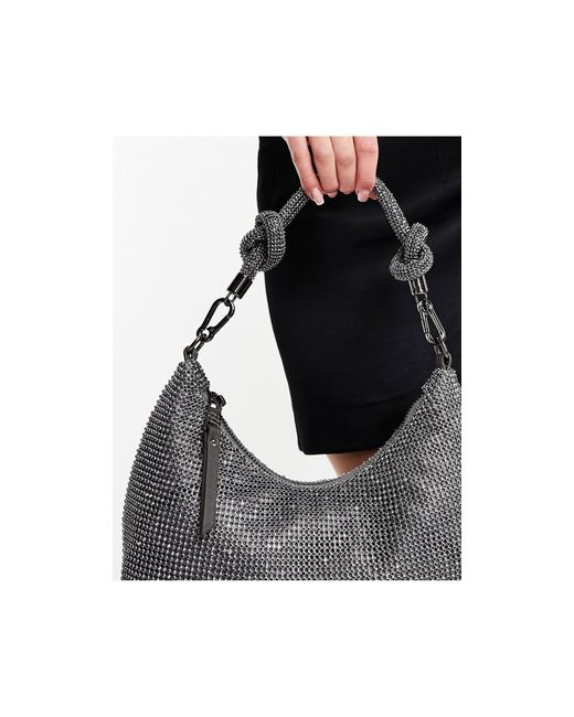 Steve Madden Bkaya Rhinestone Bag in Black Lyst UK