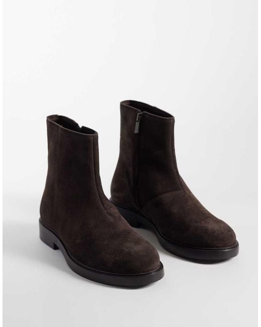 ASOS Black Zip Up Boots for men