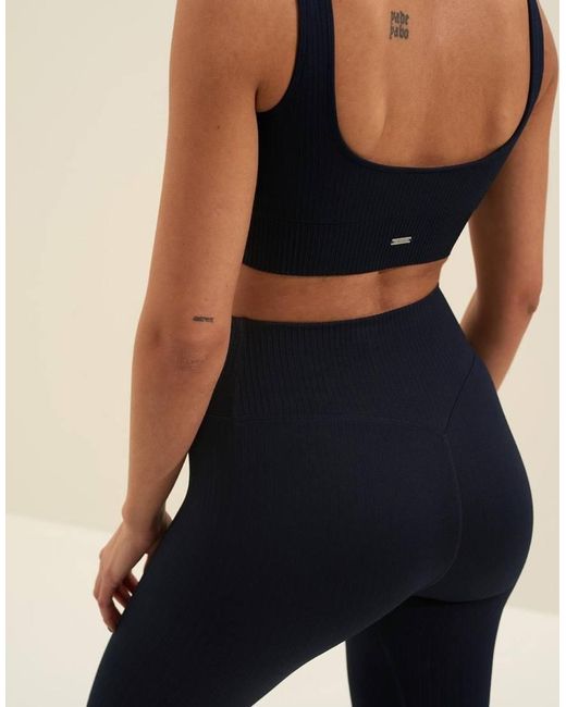 Aim'n Blue Ribbed Seamless Tights