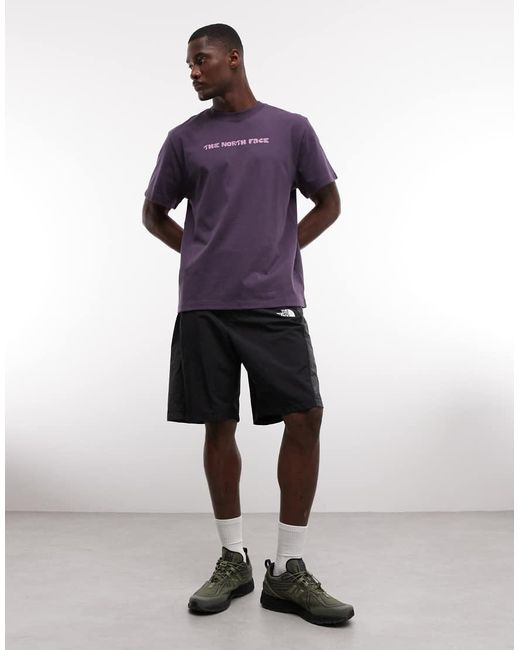 The North Face Blue baggy Beta Shorts for men