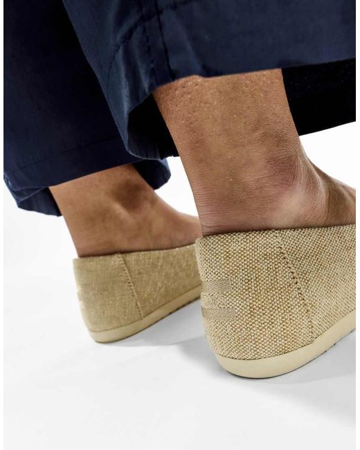 TOMS Blue Alpargata Ballet