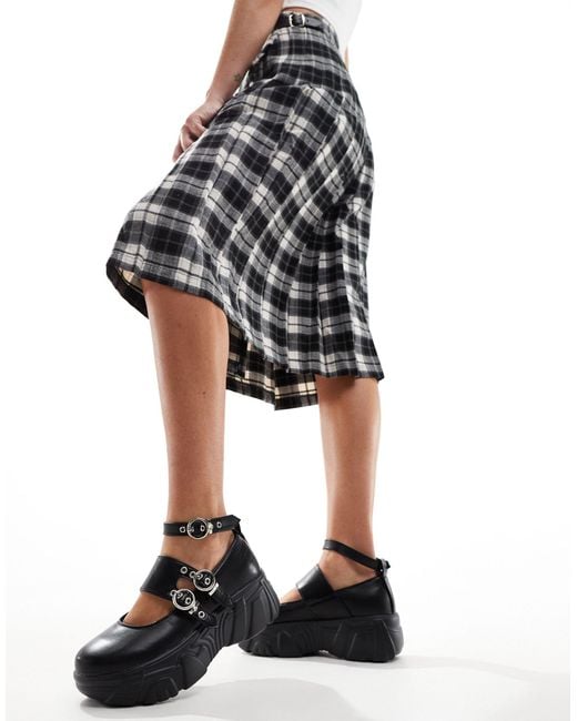 Koi Footwear Black Koi Seraphon Mystic Chunky Shoes With Buckles