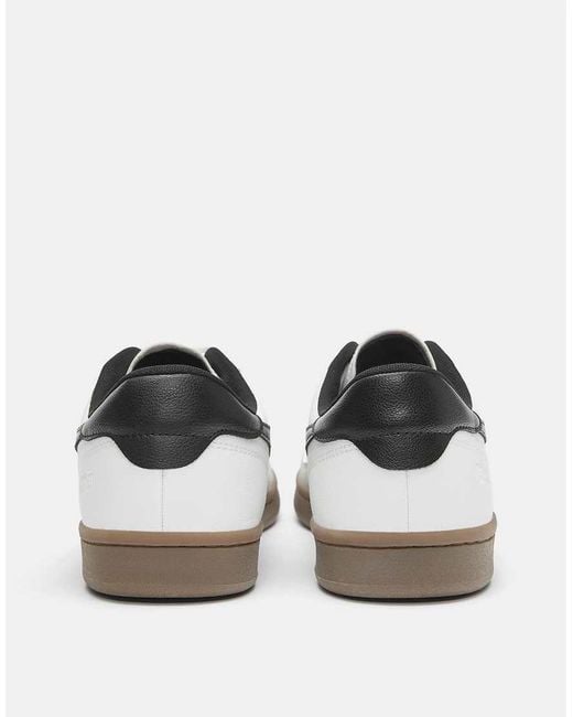 Pull&Bear White Retro Trainers for men
