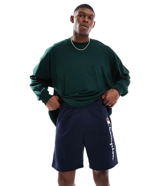 Champion Blue Authentic Shorts for men